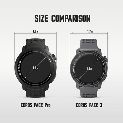 PACE Pro GPS Sport Watch, 1.3-Inch AMOLED Touchscreen, Fastest in Class Processor, 20 Days Battery Life, Navigation with Global Offline Maps, Sleep Tracking, Running, Cycling, Swimming（Black）