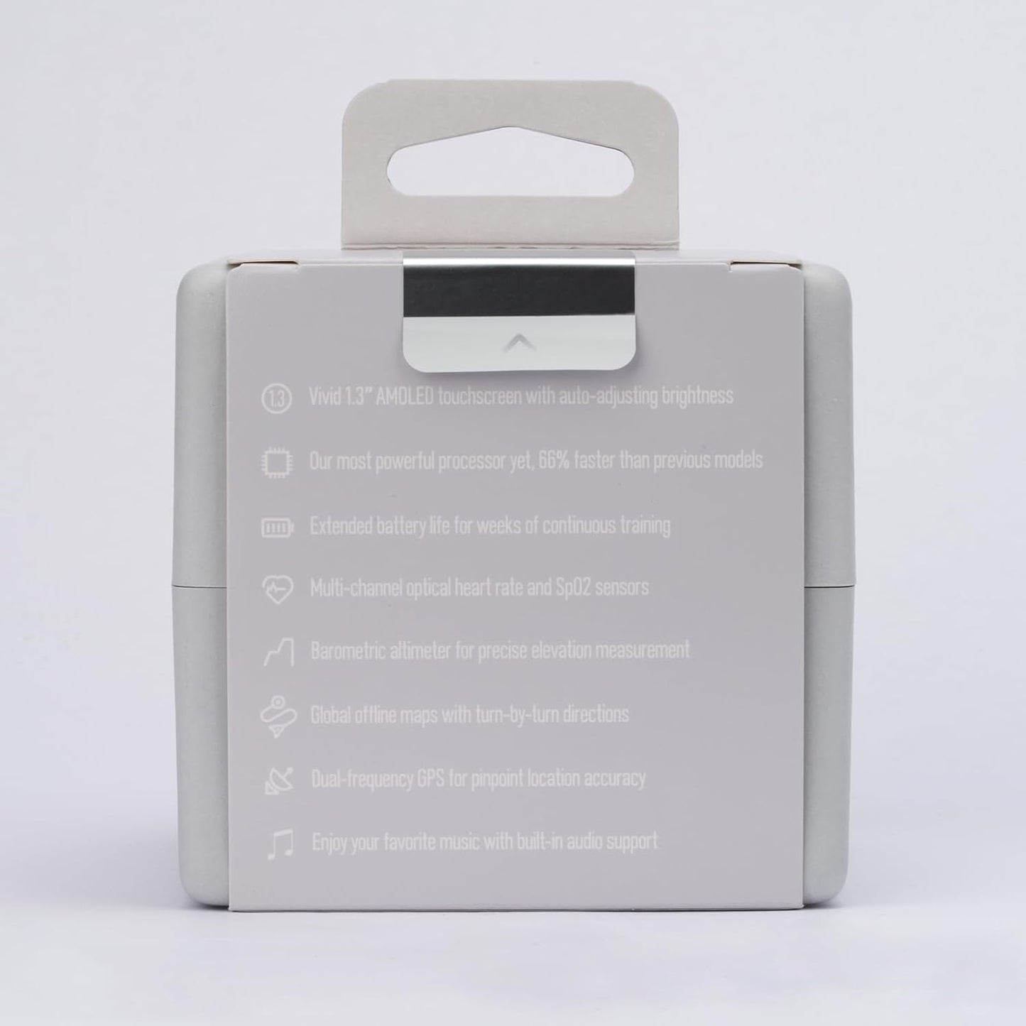 PACE Pro GPS Sport Watch, 1.3-Inch AMOLED Touchscreen, Fastest in Class Processor, 20 Days Battery Life, Navigation with Global Offline Maps, Sleep Tracking, Running, Cycling, Swimming（Black）