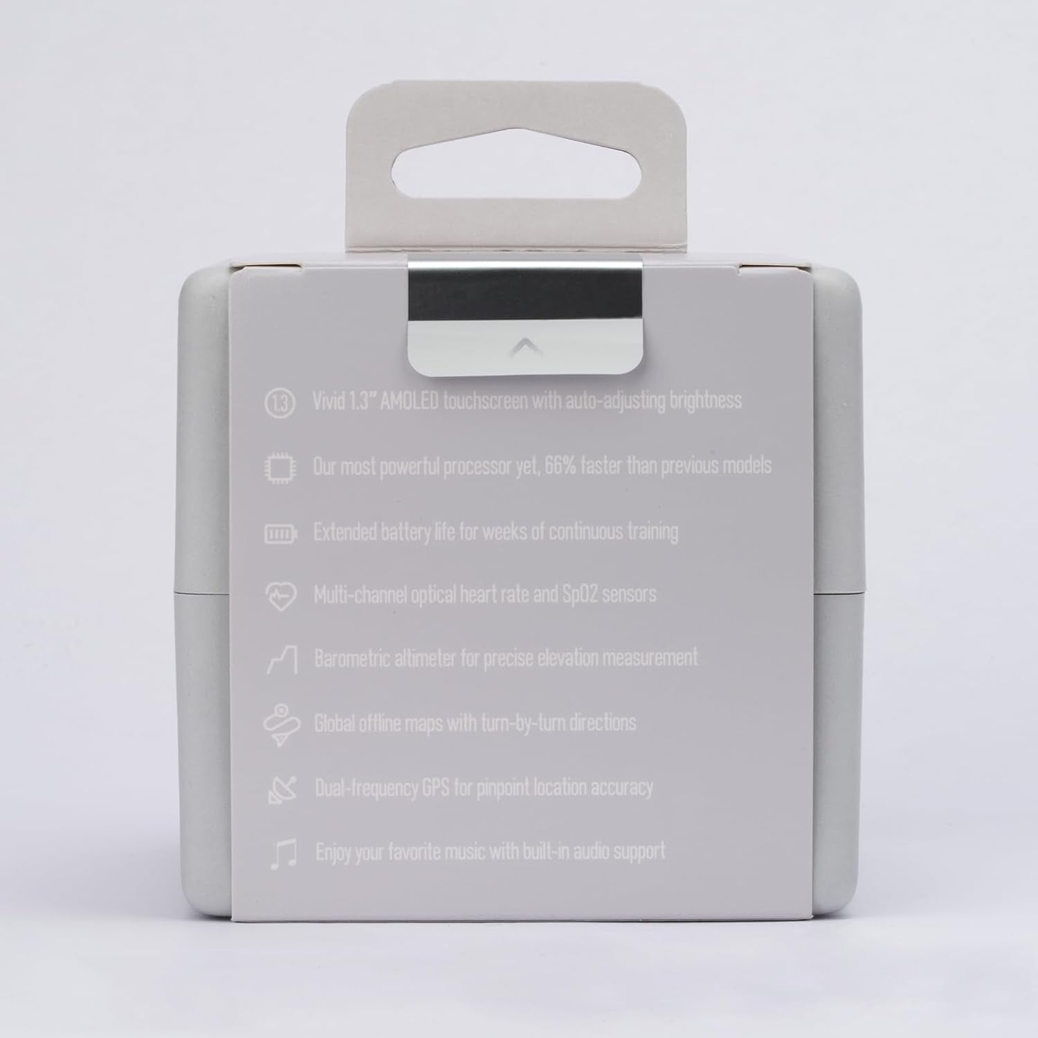 PACE Pro GPS Sport Watch, 1.3-Inch AMOLED Touchscreen, Fastest in Class Processor, 20 Days Battery Life, Navigation with Global Offline Maps, Sleep Tracking, Running, Cycling, Swimming（Black）