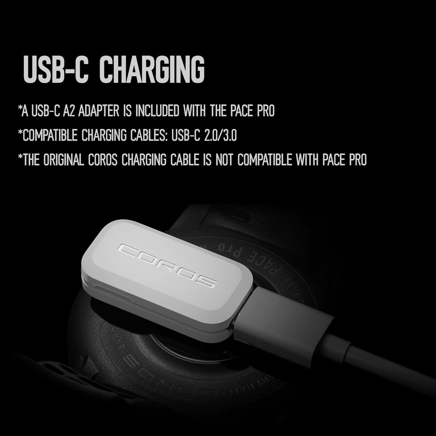 PACE Pro GPS Sport Watch, 1.3-Inch AMOLED Touchscreen, Fastest in Class Processor, 20 Days Battery Life, Navigation with Global Offline Maps, Sleep Tracking, Running, Cycling, Swimming（Black）