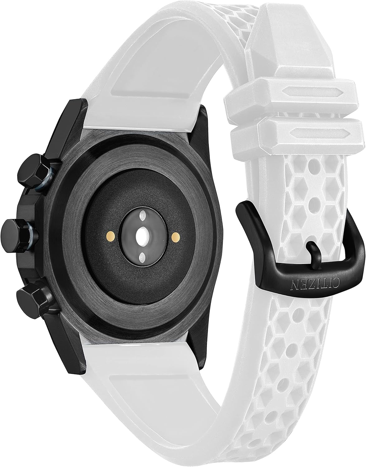 CZ Smart Gen 1 Hybrid Smartwatch 44Mm, Continuous Heart Rate Tracking, Fitness Activity, Golf App, Displays Notifications and Messages, Bluetooth Connection, 15 Day Battery Life, White, Sport