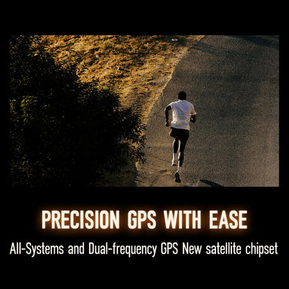 PACE Pro GPS Sport Watch, 1.3-Inch AMOLED Touchscreen, Fastest in Class Processor, 20 Days Battery Life, Navigation with Global Offline Maps, Sleep Tracking, Running, Cycling, Swimming（Black）